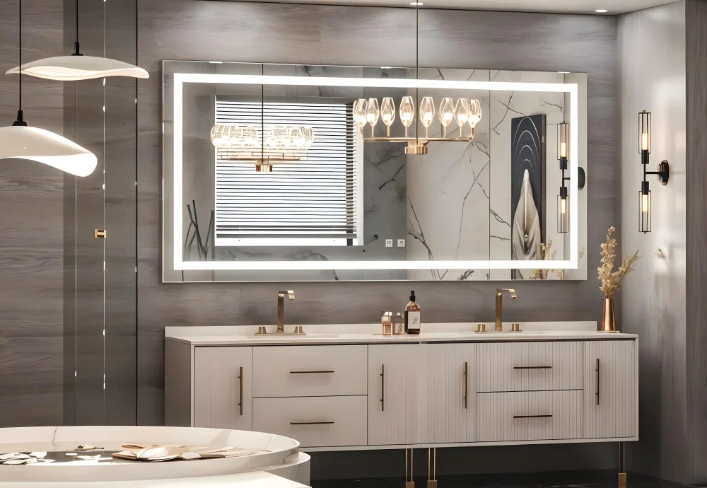 anti fog bathroom mirror